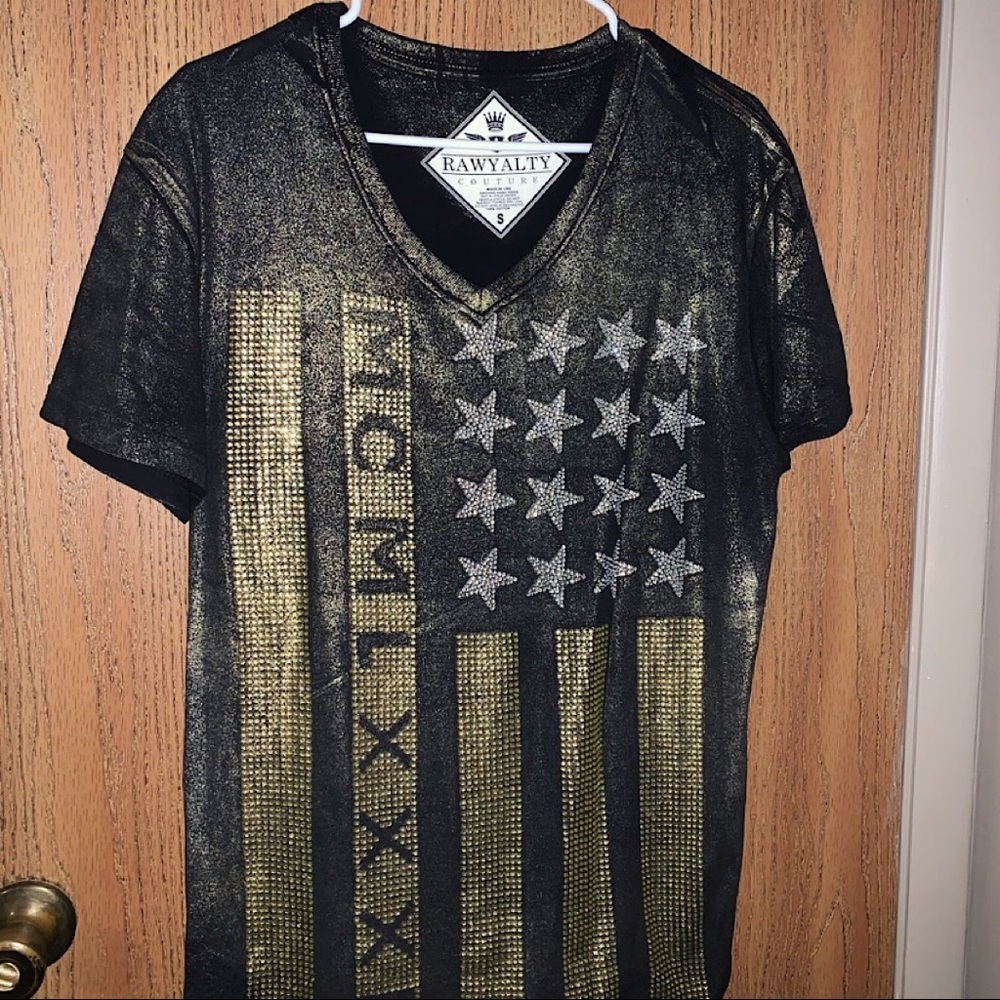 Men’s Gold mcm shirt .